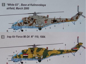 Hobbyboss Mi-24 - color variants