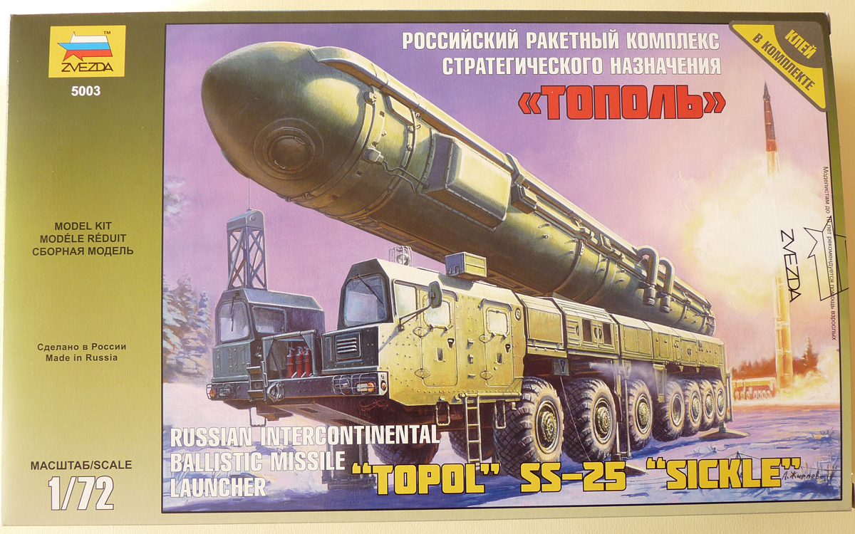 Zvezda 1:72 Russian Missile System Topol (SS-25 Sickle)