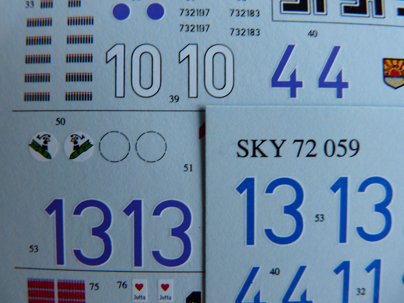 Skymodels decals 1/72 FW-190A and F, SKY72059