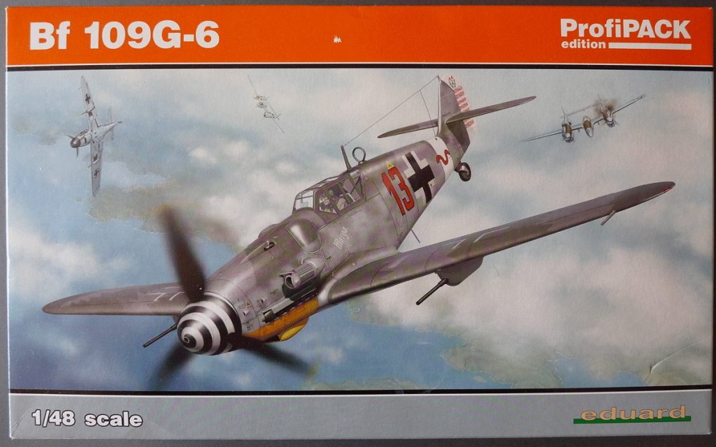 Eduard 1/48 Bf-109G-6, boxtop