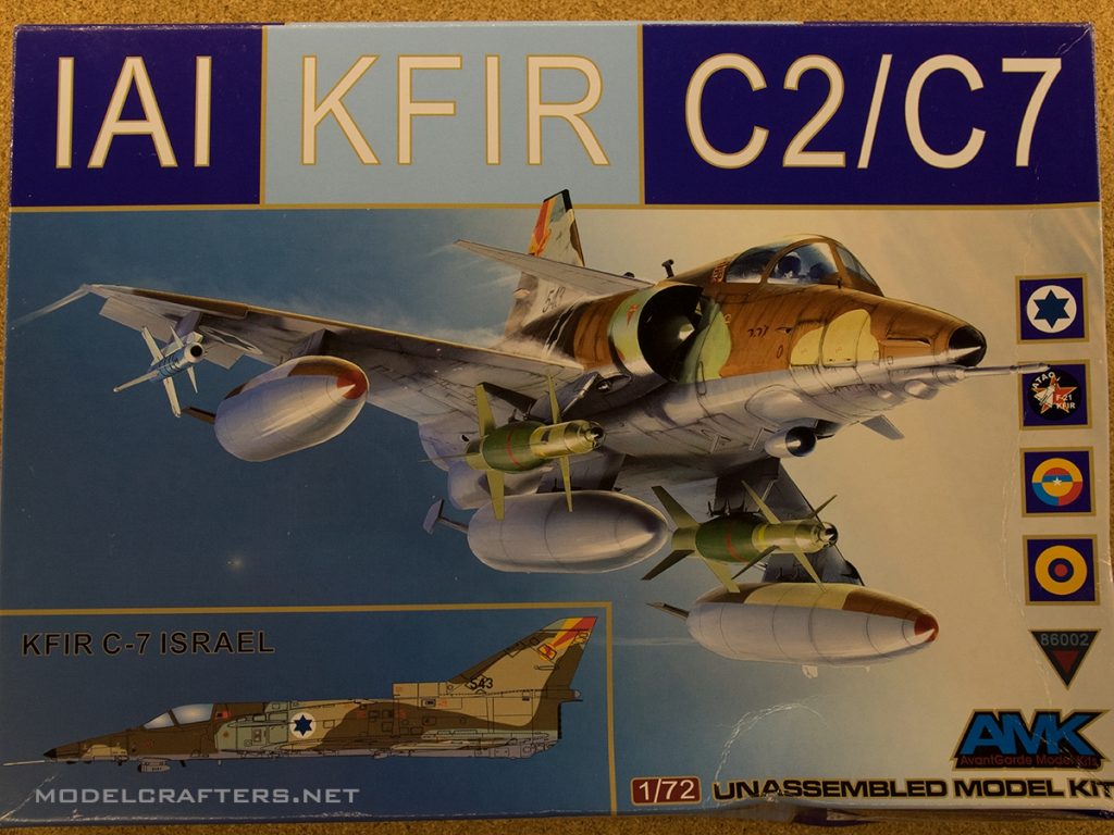 AMK IAI Kfir C2/C7 1/72, kit 72002